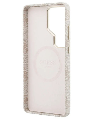 GUESS CARCASA MAGSAFE 4G SCRIPT SAMSUNG S26 ULTRA ROSA