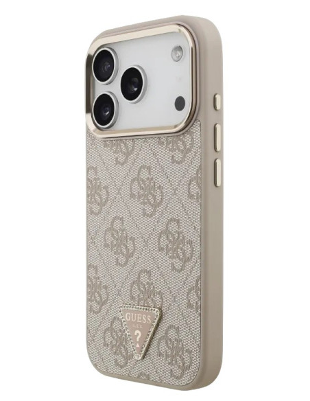GUESS CARCASA MAGSAFE 4G TRIANGLE IPHONE 17 PRO ROSA