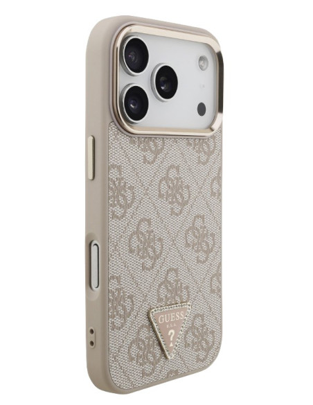 GUESS CARCASA MAGSAFE 4G TRIANGLE IPHONE 17 PRO ROSA
