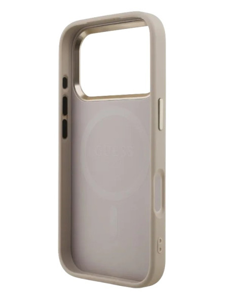 GUESS CARCASA MAGSAFE 4G TRIANGLE IPHONE 17 PRO ROSA