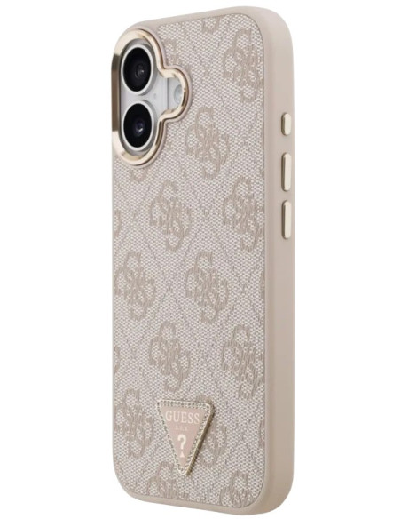 GUESS CARCASA MAGSAFE 4G TRIANGLE STRASS IPHONE 17 ROSA