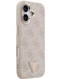 GUESS CARCASA MAGSAFE 4G TRIANGLE STRASS IPHONE 17 ROSA 2