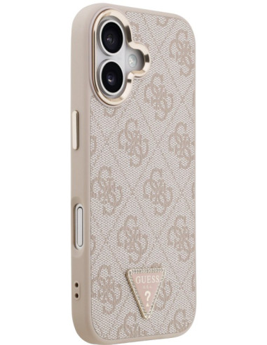 GUESS CARCASA MAGSAFE 4G TRIANGLE STRASS IPHONE 17 ROSA