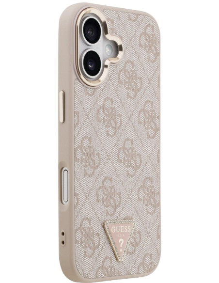 GUESS CARCASA MAGSAFE 4G TRIANGLE STRASS IPHONE 17 ROSA