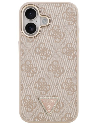 GUESS CARCASA MAGSAFE 4G TRIANGLE STRASS IPHONE 17 ROSA
