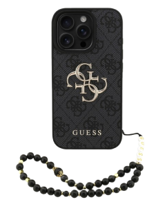 GUESS CARCASA 4G STRAP IPHONE 13 PRO MAX NEGRO