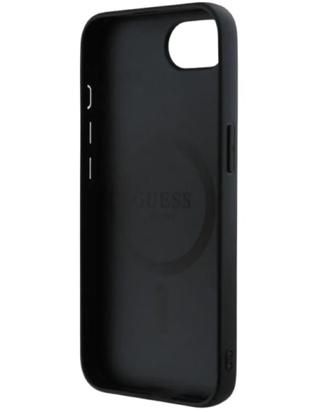GUESS CARCASA MAGSAFE MINI 4G IPHONE 17e/16e GRIS