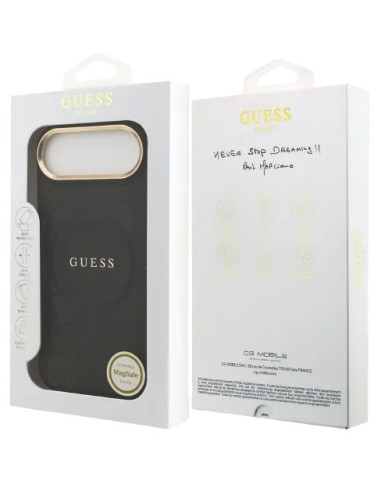 GUESS CARCASA MAGSAFE PEONY IPHONE AIR NEGRO