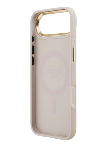 GUESS CARCASA MAGSAFE PEONY IPHONE AIR ROSA