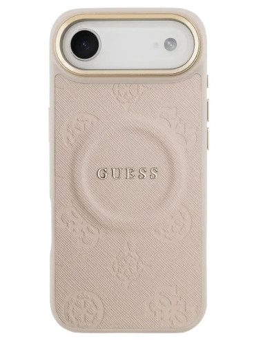 GUESS CARCASA MAGSAFE PEONY IPHONE AIR ROSA