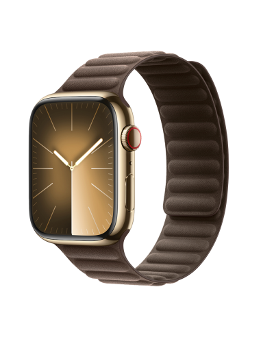 DEVIA CORREA MAGNETIC FIBER APPLE WATCH 38/40/41MM MARRON