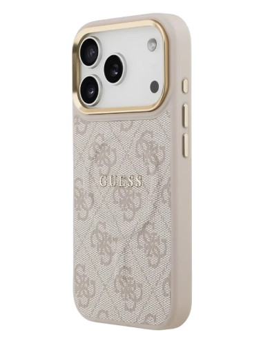 GUESS CARCASA MAGSAFE RING 4G IPHONE 17 PRO ROSA