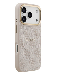 GUESS CARCASA MAGSAFE RING 4G IPHONE 17 PRO ROSA 2
