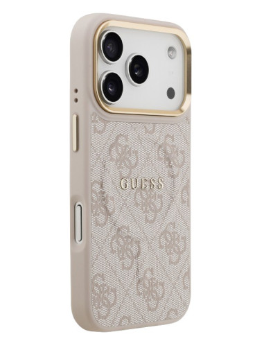 GUESS CARCASA MAGSAFE RING 4G IPHONE 17 PRO ROSA