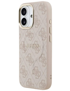 GUESS CARCASA MAGSAFE RING 4G IPHONE 17 ROSA