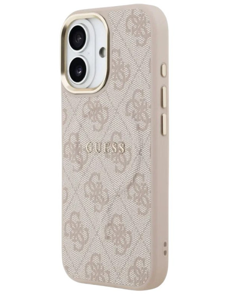 GUESS CARCASA MAGSAFE RING 4G IPHONE 17 ROSA