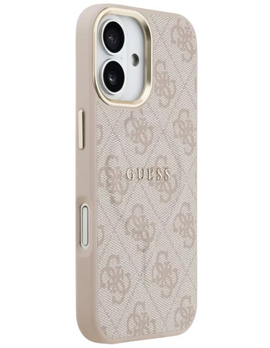 GUESS CARCASA MAGSAFE RING 4G IPHONE 17 ROSA