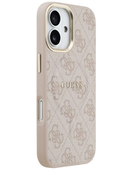 GUESS CARCASA MAGSAFE RING 4G IPHONE 17 ROSA