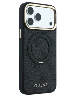 GUESS CARCASA MAGSAFE SOPORTE 360º 4G IPHONE 18 PRO/17 PRO GRIS 2
