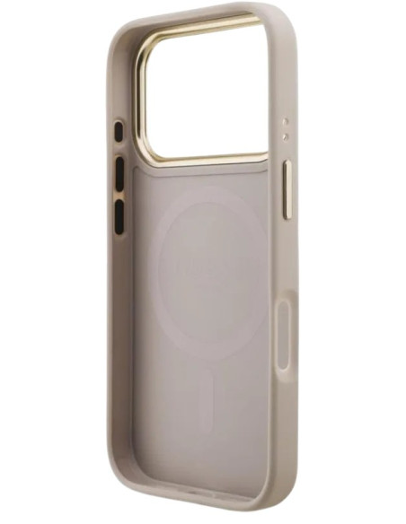 GUESS CARCASA MAGSAFE STRIPE 4G IPHONE 17 PRO ROSA