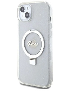 GUESS CARCASA RING MAGSAFE GLITTER IPHONE 15 PLUS 2
