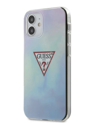 GUESS CARCASA T&D IPHONE 12 MINI AZUL
