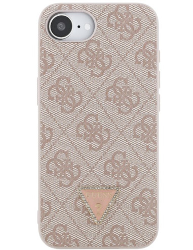 GUESS CARCASA TRIANGLE 4G IPHONE 17e/16e ROSA