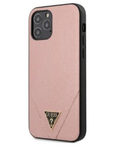 GUESS CARCASA V.STITCH IPHONE 12 MINI ROSA