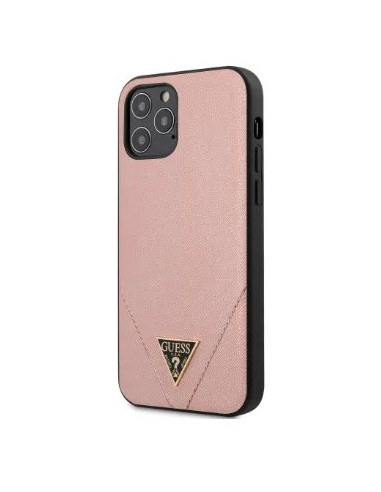 GUESS CARCASA V.STITCH IPHONE 12 MINI ROSA