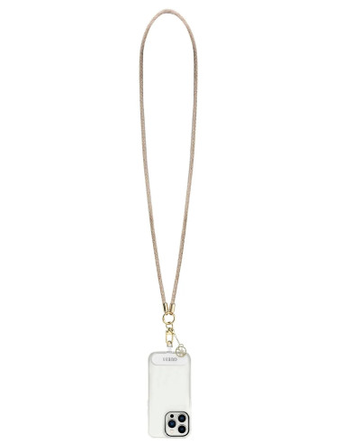 GUESS COLGANTE CROSSBODY RHINESTONE CHARM ORO
