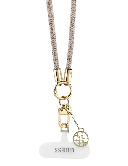 GUESS COLGANTE CROSSBODY RHINESTONE CHARM ORO