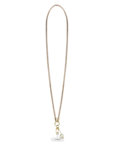 GUESS COLGANTE CROSSBODY RHINESTONE CHARM ORO