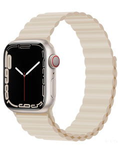 DEVIA CORREA MAGNETIC SILICONE APPLE WATCH 38/40/41mm STARLIGHT