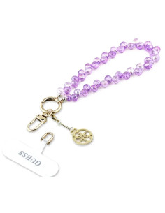 GUESS CORDON DE MANO CHARM CRYSTAL MORADO