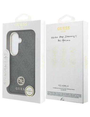 GUESS MAGSAFE CARCASA 4G STRASS SAMSUNG S26 GRIS