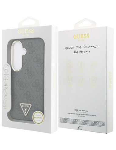 GUESS MAGSAFE CARCASA TRIANGLE 4G SAMSUNG S26 GRIS
