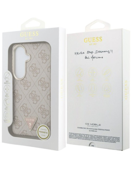 GUESS MAGSAFE CARCASA TRIANGLE 4G SAMSUNG S26 ROSA