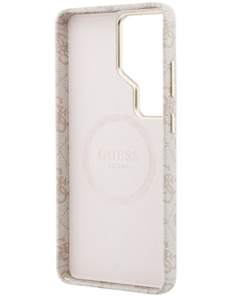 GUESS MAGSAFE CARCASA TRIANGLE 4G SAMSUNG S26 ULTRA ROSA