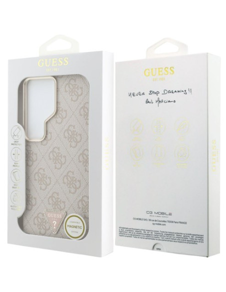 GUESS MAGSAFE CARCASA TRIANGLE 4G SAMSUNG S26 ULTRA ROSA