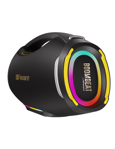 HIFUTURE ALTAVOZ IU/KARAOKE 2 MICRÓFONOS / BOOMBEAT 350W NEGRO