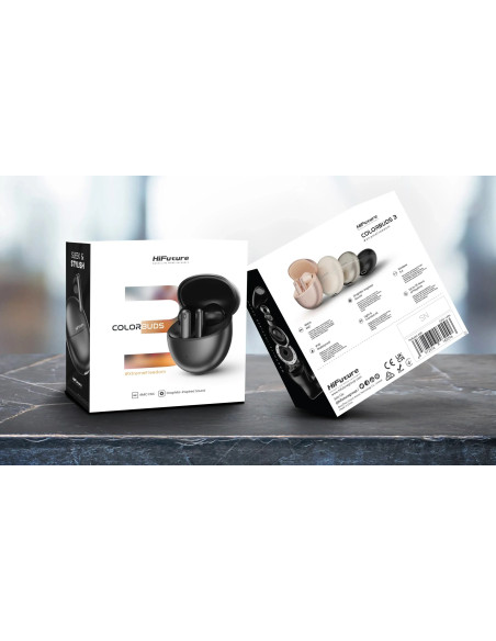 HIFUTURE AURICULAR TWS COLORBUDS 3 NEGRO