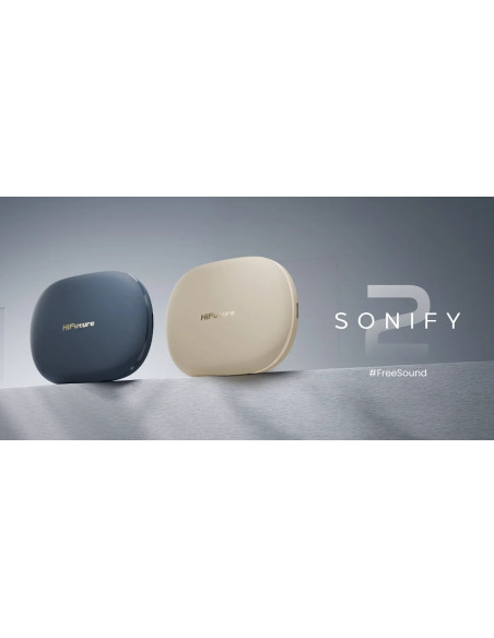 HIFUTURE AURICULAR TWS ENC SONIFY 2 DORADO