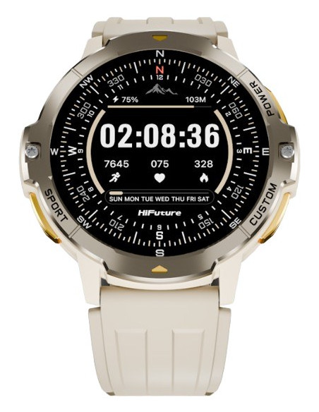 HIFUTURE SMARTWATCH VORTEX GPS BEIGE