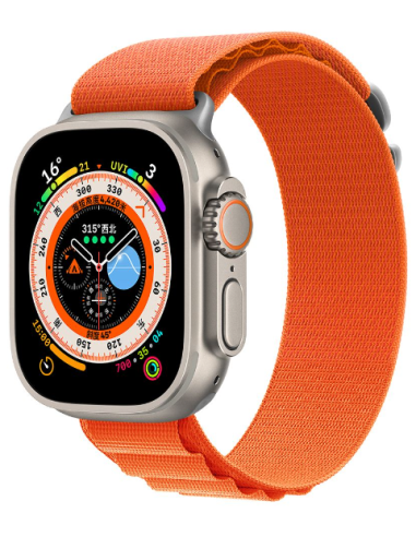 DEVIA CORREA NAYLON BRAIDED SPORT4 APPLE WATCH 38/40/41mm NARANJA