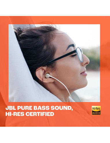 JBL AURICULAR TUNE 305C BLANCO