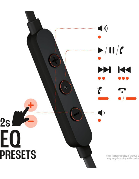 JBL AURICULAR TUNE 305C NEGRO