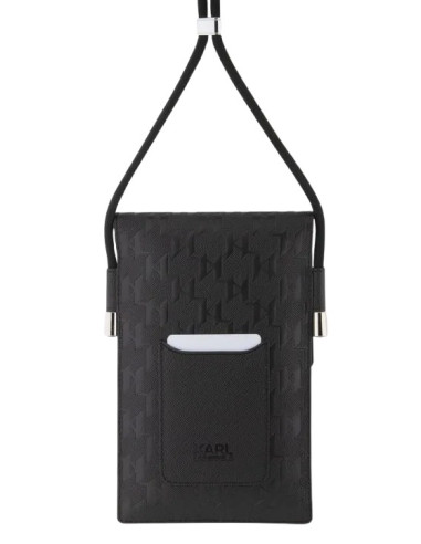 KARL LAGERFELD BANDOLERA MONOGRAM IKONIK NEGRO