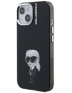 KARL LAGERFELD CARCASA AQUARELLE IPHONE 15 NEGRO