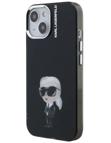 KARL LAGERFELD CARCASA AQUARELLE IPHONE 15 NEGRO
