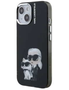 KARL LAGERFELD CARCASA AQUARELLE K&C IPHONE 15 NEGRO